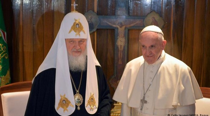 Declarația comună a Papei Francisc și a Patriarhului Kiril al Moscovei și al întregii Rusii