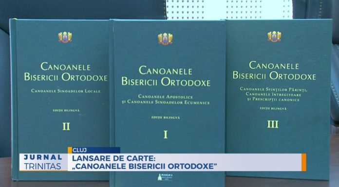Lansare de carte: „Canoanele Bisericii Ortodoxe”